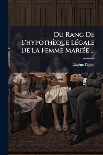 Du Rang De L'hypothèque Légale De La Femme Mariée ... (French Edition)