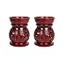 Hosley Set of 2 Soapstone Oil Warmer 3.8 Inch High. Ideal for Spa and Aromatherapy. Use with Brand Wax Melts Cubes Essential Oils and Fragrance Oils. O6