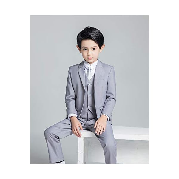YuanLu Boys Suit for Kids Ring Bearer Outfit Suit Set Dress Clothes for Boy Wedding Suits Set - Image 7