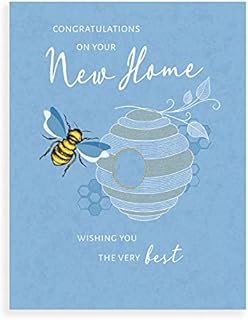 Luxury Beautiful Contemporary Congratulations New Home Card - 8 x 6 inches - Koko Designs, K70072