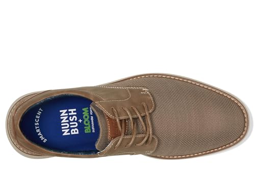 Image of Nunn Bush Chase Knit Plain Toe Oxford Lightweight Breathable Versatile Lace Up