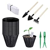 Ungfu Mall Macetas desmontables, herramientas para cultivo con 100 unidades