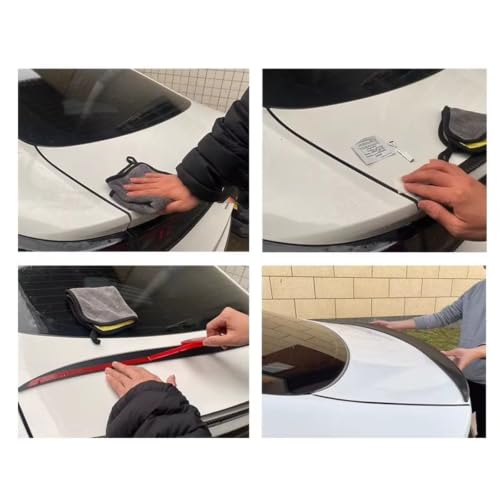 Aileron arrière de coffre noir brillant pour VW Passat CC R36 à partir de 2013