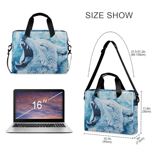 Maletín para laptop portátil hasta 17 pulgadas con correa miniatura 4