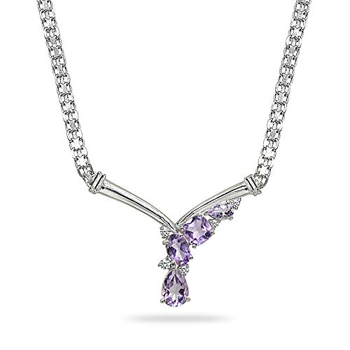 Collier en argent sterling pour filles idéal pour fêtes de cocktail et grandes occasions