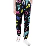 Mens Womens Sweatpants 80s 90s Joggers Pants with Pocket Lounge Workout Running Tapered Athletic Cas