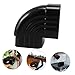 Veemoon Rain Adapter Gutter Downspout Elbow Connector Multipurpose Aluminum Alloy Rain Fitting