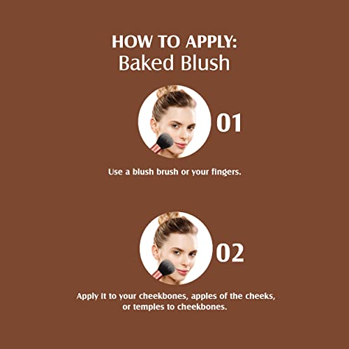 Image of Glam21 Baked Blusher | Highly Pigmented, Long Lasting | Illuminating Glow Finish | Smooth & Blendable Texture |Stays up to 8 hours | For All Skin Types | 6gm | Shade-06