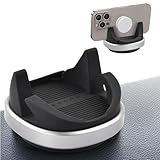Rotación de 360° y ajuste vertical de 16°: Ajusta tu ángulo de visión fácilmente con una base giratoria de 360° y un ajuste vertical de 16°, lo que garantiza una visibilidad nítida sin reflejos y una conducción más segura