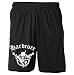 Produktbild Hardcore Shorts | Musik Techno Electro Rock Polo (S, Schwarz M1 Logo)