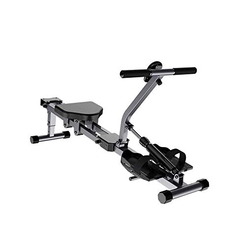 Image of Home Rowing Machine Adjustable Home Rowing Machine, Male and Female Weight Loss Muscle Training Water Rowing Machine, Foldable Steel Aerobic Exercise Fitness Equipment