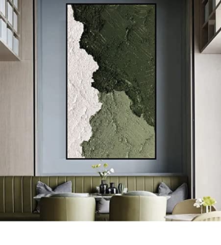 Peinture à l'huile pour murs blancs : texture tridimensionnelle et légère