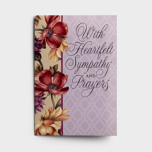 Dayspring - Sympathy King James Version - Peace I Leave With You - 4 Design Assortment With Scripture - 12 Boxed Floral Cards & Envelopes (15320) #TOP4