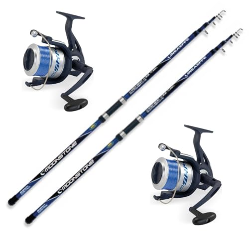 Canna Pesca Surfcasting Orata Serra Spigola Kit 2 Canne Gr.