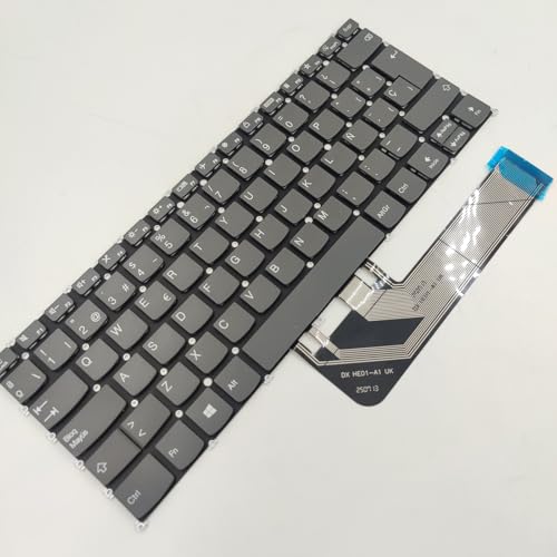 Clavier Lenovo IdeaPad 14ITL05 Flex 5 disposition US Grey