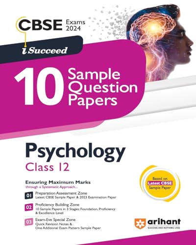 Arihant CBSE Sample Question Paper Class 12 Psychology Book for 2024 Exam