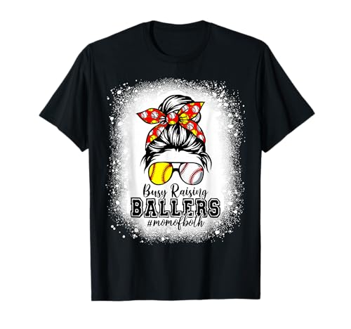 Messy Bun Mom of Both Baseball Softball Busy Raising Ballers