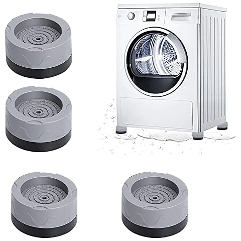 4Pcs Washing Machine Feet Pads, Anti-Slip Pads, Anti-Vibration Noise Cancelling Washing Machine Feet, Machine Stabilizer Support, for Washing Machine, Fridge and Dryer Cover