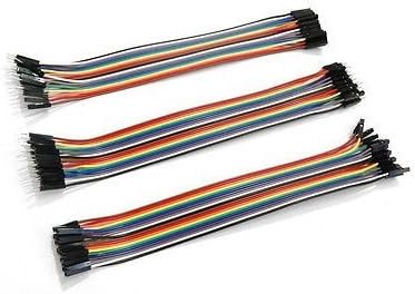 Jumper Wires Male To Male, Male To Female, Female To Female/ Breadboard Jumper Wires (20+20+20)