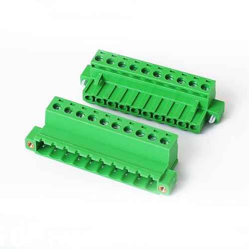 Bornier à vis 10 broches enfichable anti faux-contact mâle femelle 300V avec cosses