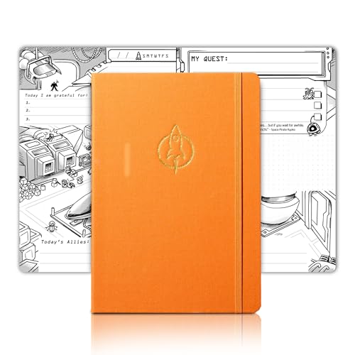 Galaxy of Istoria Guided Journal (Solar Flare) - Explore, Tackle Challenges & Embark on a Scripted Space Quest - Cosmic Self Help Journal w/Daily Art, Colorable Pages, & a Galaxy Map
