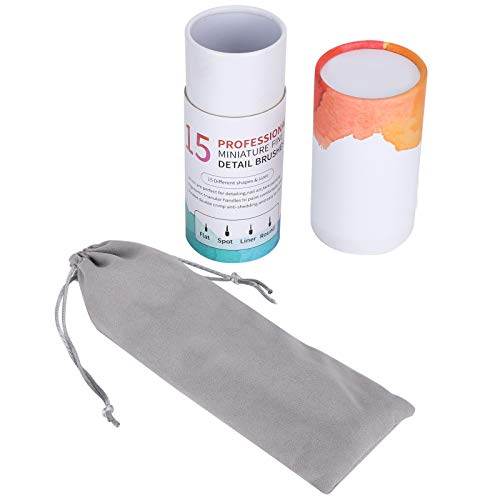 Set de 15 pinceles de pintura con triangular ergonómico para óleo, acuarela y dibujo 5