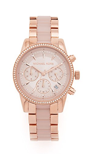Michael Kors Women's Ritz Rose Gold-Tone Watch MK6307