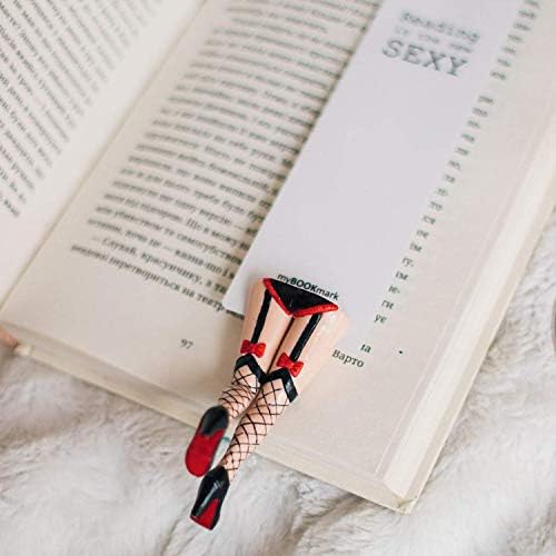 Cabaret in fishnets bookmark. MY BOOKMARK Cabaret unusual gift for fashionista.