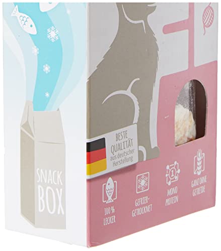 MjAMjAM - Premium Katzensnack - Snackbox - delikate Riesengarnelen 1er Pack (1 x 25 g), naturbelassen ganz ohne synthetische Konservierungsstoffe