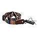 MUSIC FIRST Classic Country style Soft Yarn-dyed fabric & Genuine Leather Ukulele Strap Ukulele Shoulder Strap Version 2.0