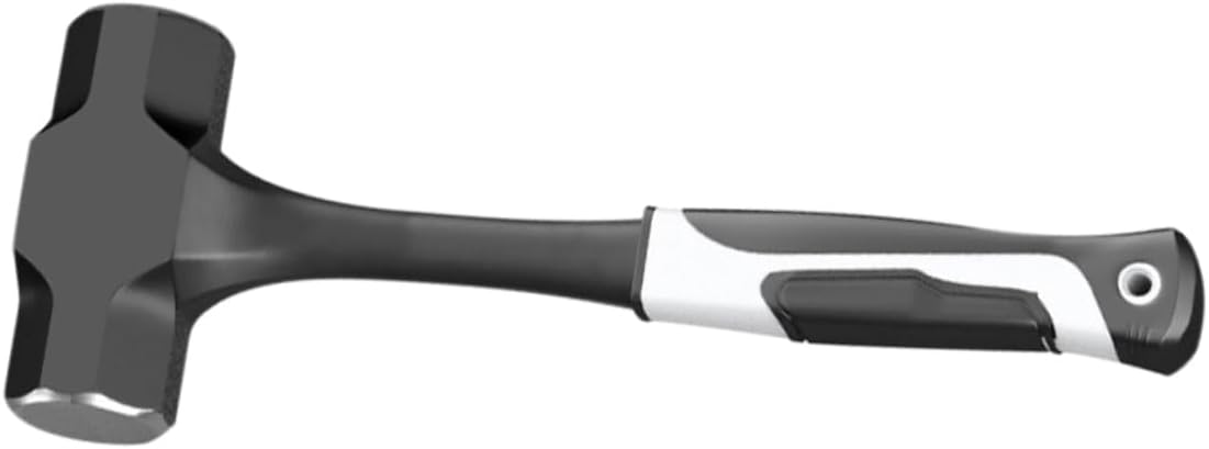 TEHAUX Heavy Duty Sledge Hammer Lb Octagonal Carbon Steel Wall Smashing Tool for Construction and Demolition Lightweight Durable Design for Everyday Use