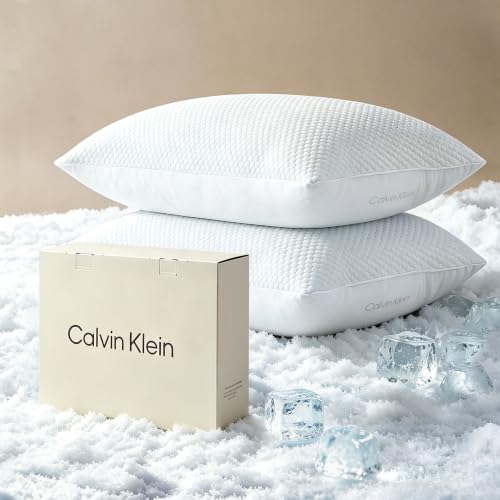 Calvin Klein Cooling Pillows, Reversible Down Alternative Bed Pillows by Calvin Klein - Used condition - US$52.25