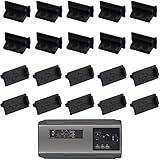 KIQAWEE 40 Stück USB Staubkappe Silikon, USB-A Schutzstopfen wasserdicht & abnehmbar, 15.2mm x 7.2 mm, USB Silikon Staubschutz für Laptop/Desktop USB2.0/3.0, Schwarz