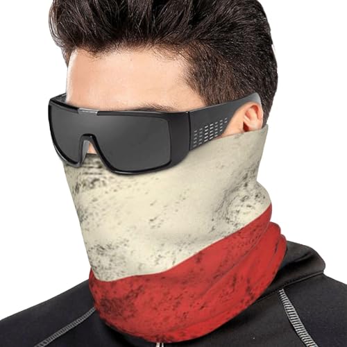 Texas Flag Distressed Winter Neck Warmer Gaiter Warm Windproof Face Scarf Cover Mask For Men Women3