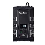 CyberPower CP685AVRLCD Intelligent LCD UPS Battery Backup and Surge Protector, 685VA/390W, 8 Outlets, AVR, Compact, UL Certified