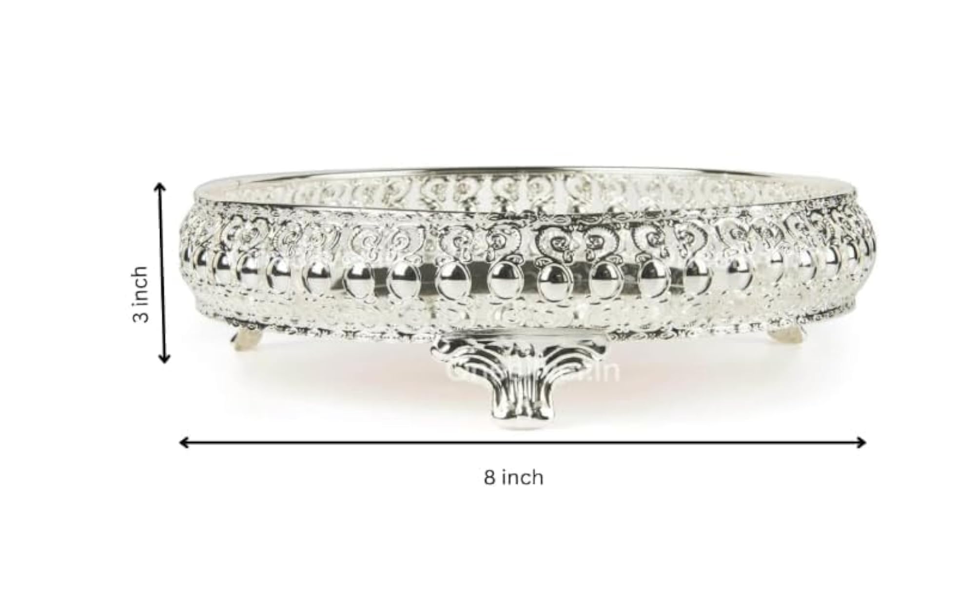 TM Original Decorative German Silver Tray Set for Gifting