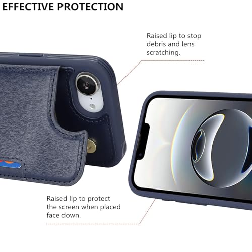 Étui iPhone 16 avec porte-cartes anti-RFID pour simplifier vos déplacements