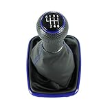 Modellname 1J0711113 HIGHER MEN Car-Styling 5-Gang 6-Gang 23mm Blue Line Getriebe Stick Schaltknauf for Seat Leon 2000 2001 Toledo 1999 2000 2001 (Color Name : 6 Speed)