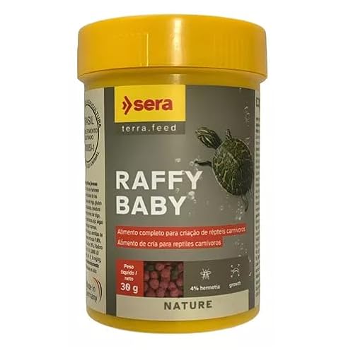 Sera Raffy Baby Nature 30g/100ml Alimento para Tartaruga Aquática Filhote