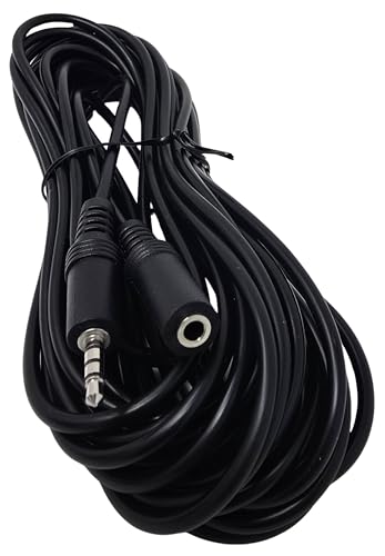 Cable Extensor TRRS 3.5mm Macho a Hembra 7.62 m miniatura 1