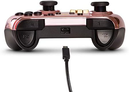 Wired Controller for Nintendo Switch - Chrome Princess Peach (Renewed) — 사진 5