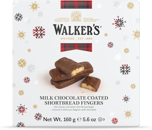 Walker’s Shortbread Milk Chocolate Coated Shortbread Fingers - 8-Count Christmas