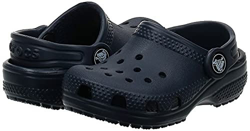 Image of crocs Unisex-Child Classic Clog K Navy 2 UK (J2) (204536-410)