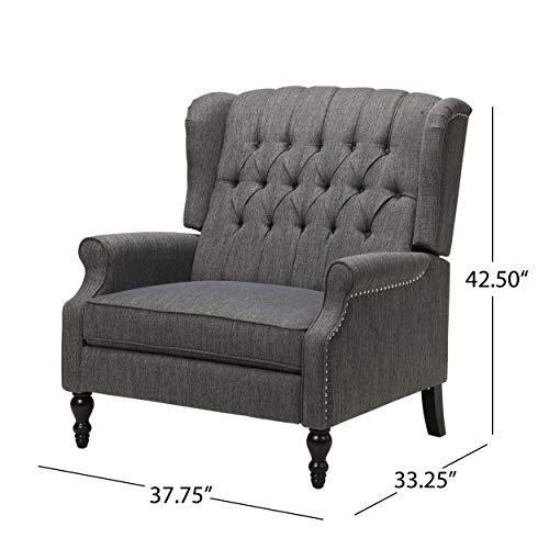 Sillón Tufted Tapizado Gris miniatura 3