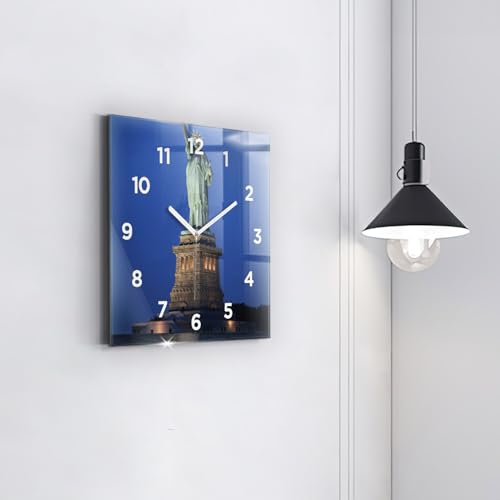 Horloge murale New York Wallfluent pour une ambiance moderne et silencieuse - 4