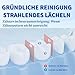 Munddusche Kabellos Zahndusche, Water Flosser Zahnreinigung für Teeth Zwischenräume, Irrigator Zähne Dental, Wasserdicht, Zahnzwischenraumreiniger Mundduschen mit 4 Düsen 1 Ladekabel，Schwarz