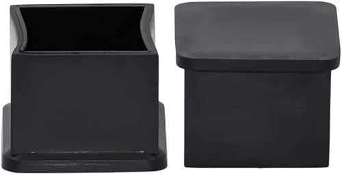 Miniatura 116 de Flyshop 8 tapas para patas de sillas de patio, de PVC, protectores de suelo cuadrados para patas de silla, fundas cuadradas para muebles, 3/4 PVC