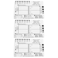Briny River 3 Stücke EKG 7 Schritt Herrscher Kunststoff Mess Werkzeug für EKG EKG Interpretation