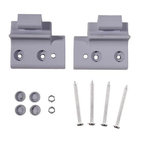 YUCKMZ Dachfenster Griffkonsole Set AF/BA 2skt Ersatzteil Kompatibel mit Braas Atelier-Fenster Grau