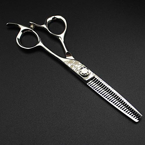Hair Cutting Scissors, Professional Damascus steel 6 '' cut hair scissors hair cutting barber makas haircut thinning shears set hairdressing scissors BY ZZYY (Color : Set)